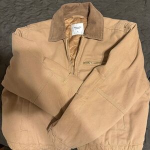Abercrombie Cropped Twill Workwear Jacket
